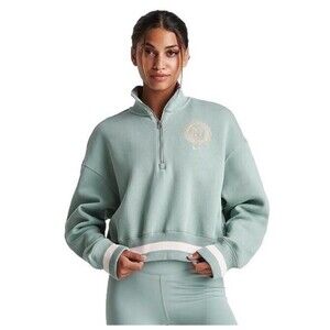 Nike Phoenix Fleece Oversized Cropped 1/2 Zip Pullover Streetwear XL Logo